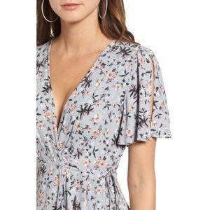 ASTR The Label floral print wrap dress